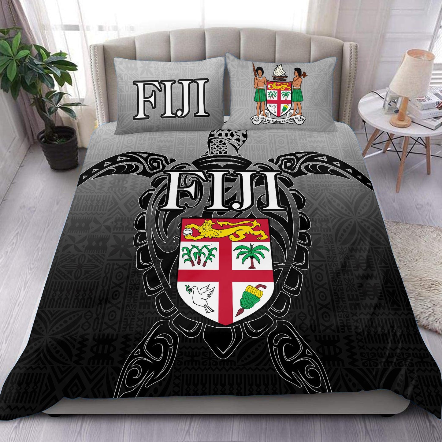 Fiji Bedding Sets Fijian patterns ver3 Black