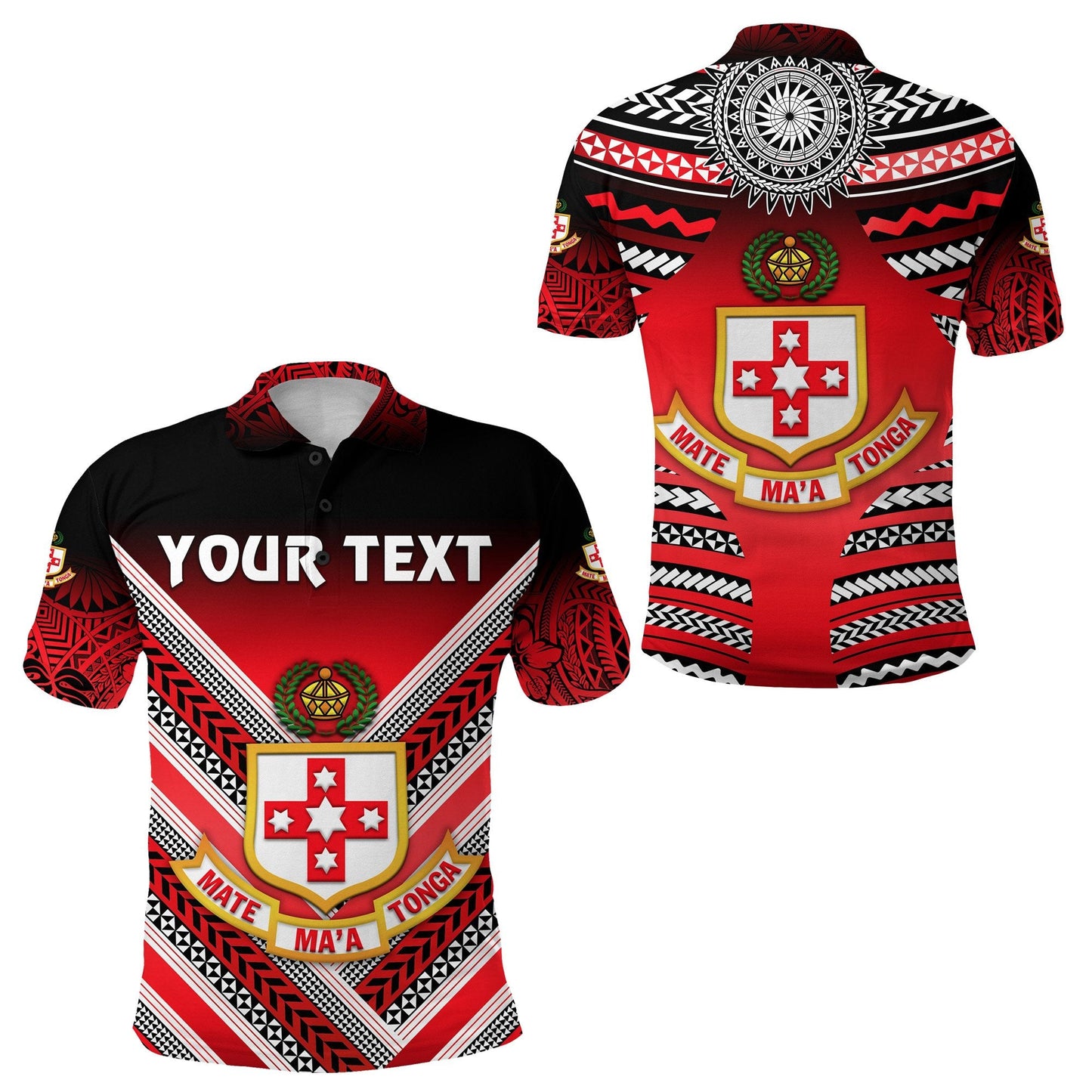 Custom Personalised Kolisi Tonga Polo Shirt Mate Ma'a Tonga Creative Style