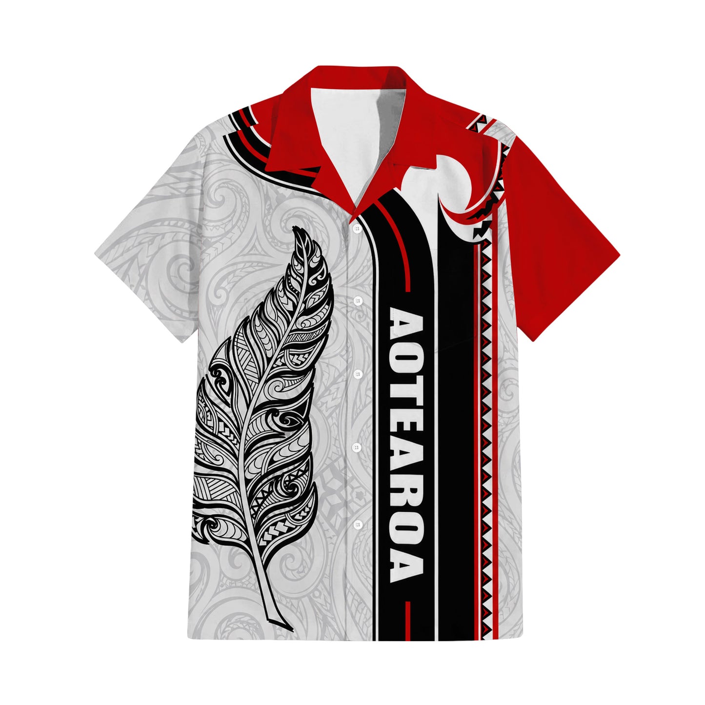 New Zealand Aotearoa Matching Outfit For Couple NZ Curve Style Dress And Hawaiian Shirt