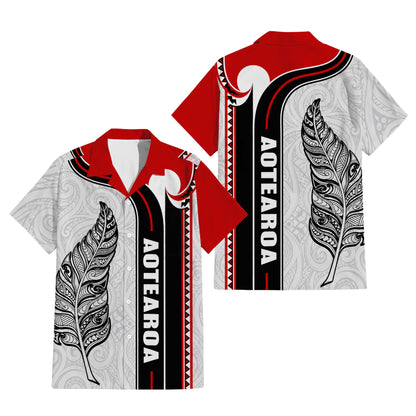 New Zealand Aotearoa Matching Outfit For Couple NZ Curve Style Dress And Hawaiian Shirt