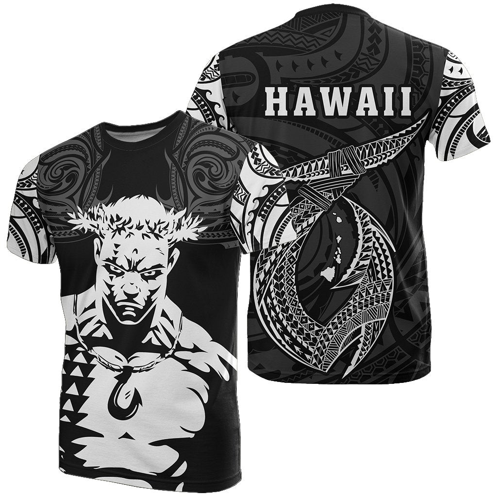Hawaii Hook Polynesian White - Maui T - Shirt