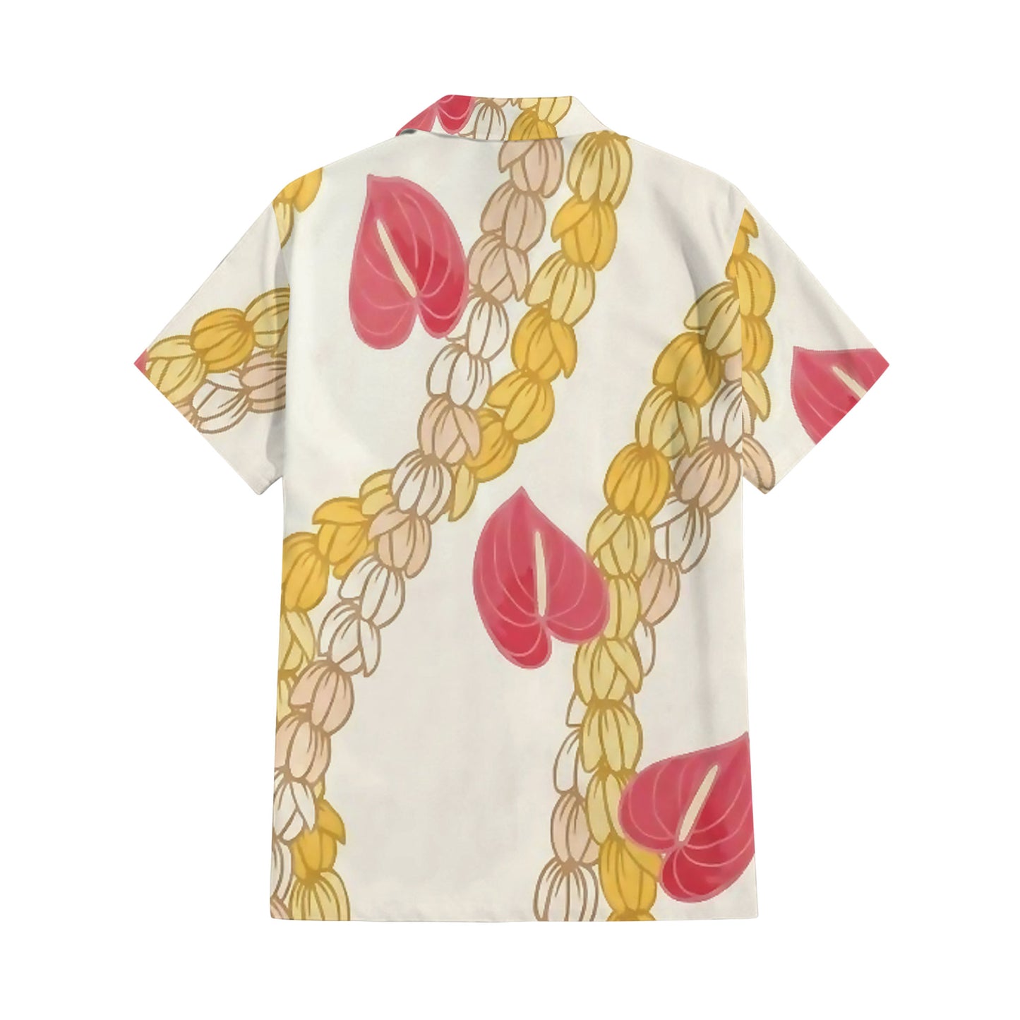 Puakenikeni Pikake Lei Curve Lei Flower Matching Outfit For Couple Island White Puletasi Dress And Shirt