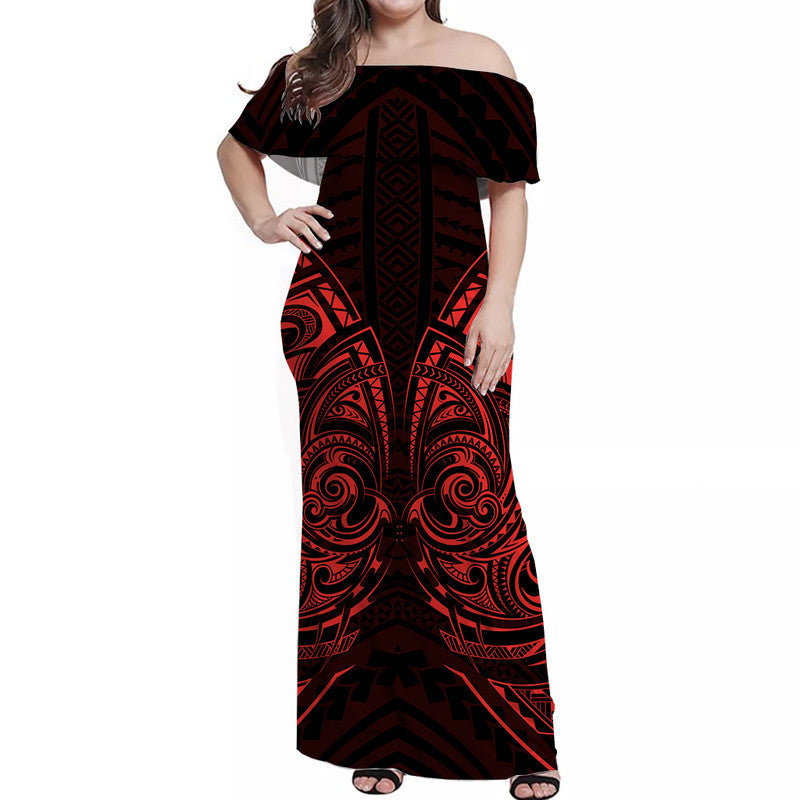 Polynesian Pride Hawaiian Shirt Polynesia Tribal Red Pattern