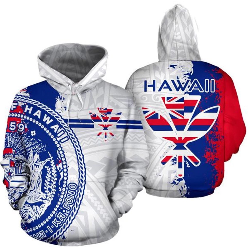 Hawaii Flag Hoodie Mystic style