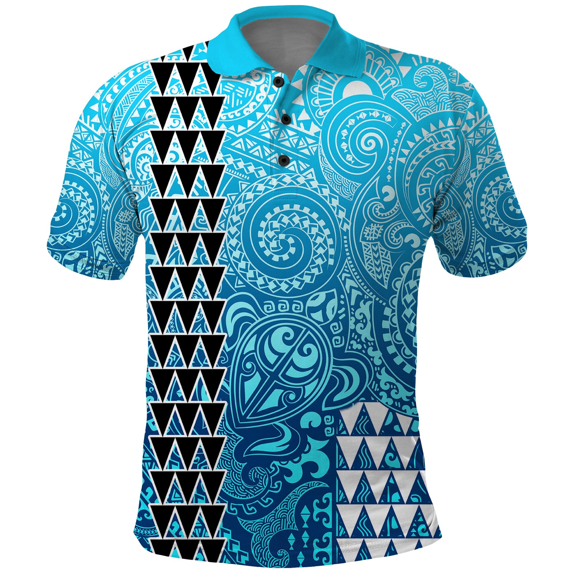 Hawaii Tribal Kakau Polo Shirt