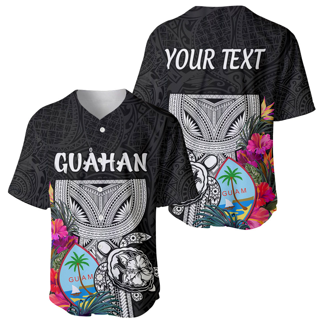 (Custom Personalised) Guam Tribal Latte Stone Tropical Baseball Jersey