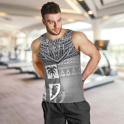 Fiji Creative Men Tank Top Love Country Version Black