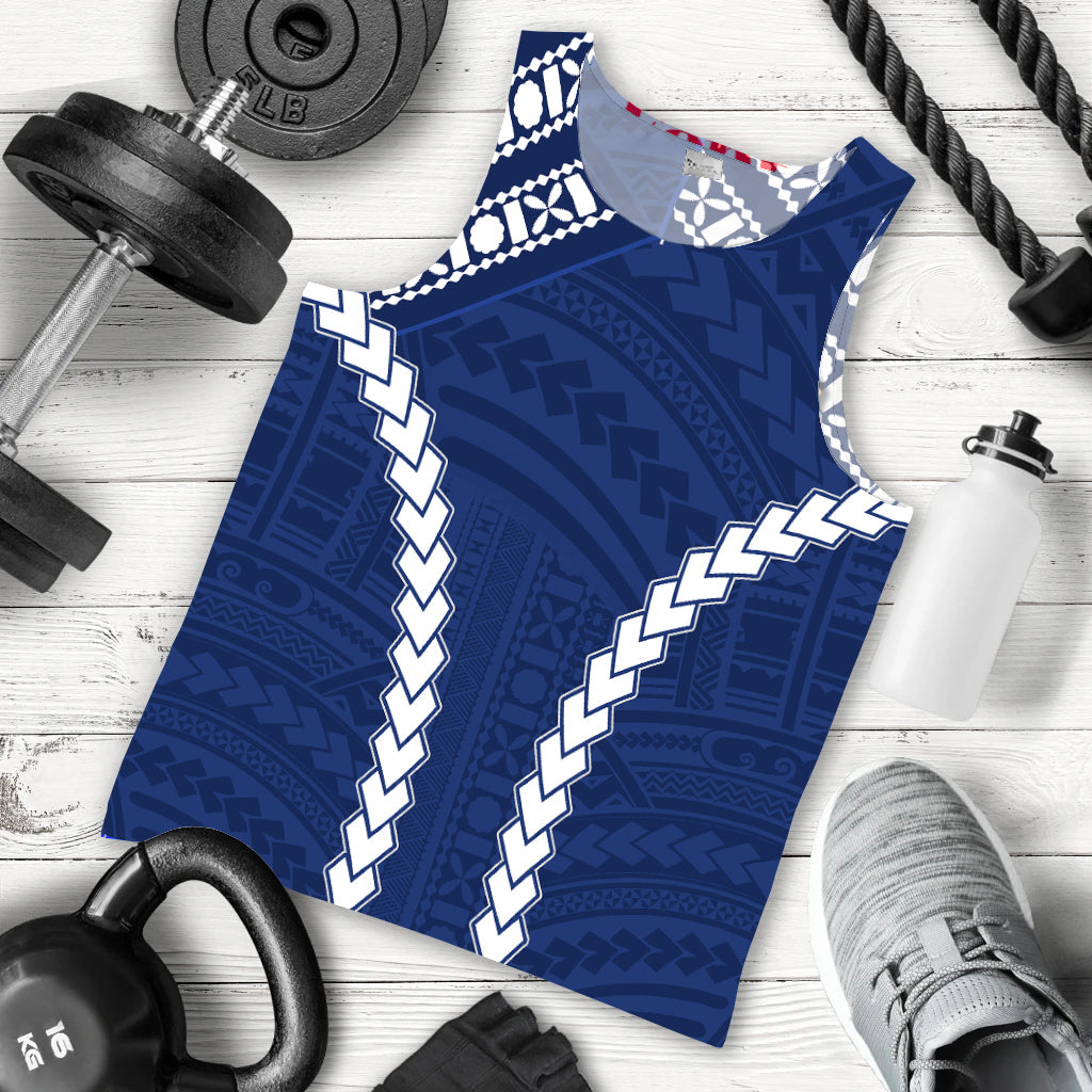 Fiji Navy Tank Top
