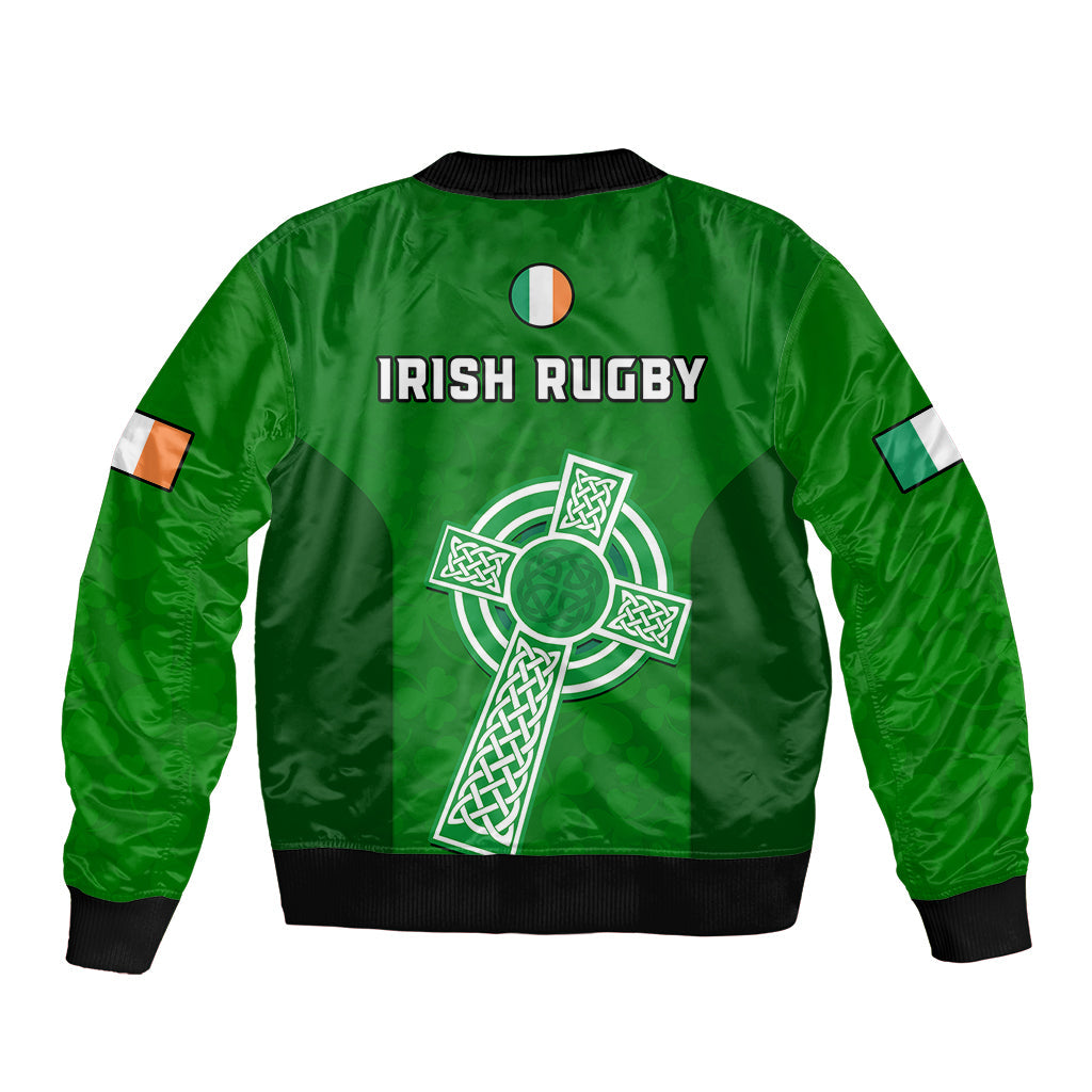 Ireland Rugby Go Shamrocks Sleeve Zip Bomber Jacket