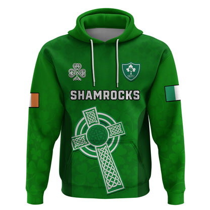 Ireland Rugby Go Shamrocks Hoodie