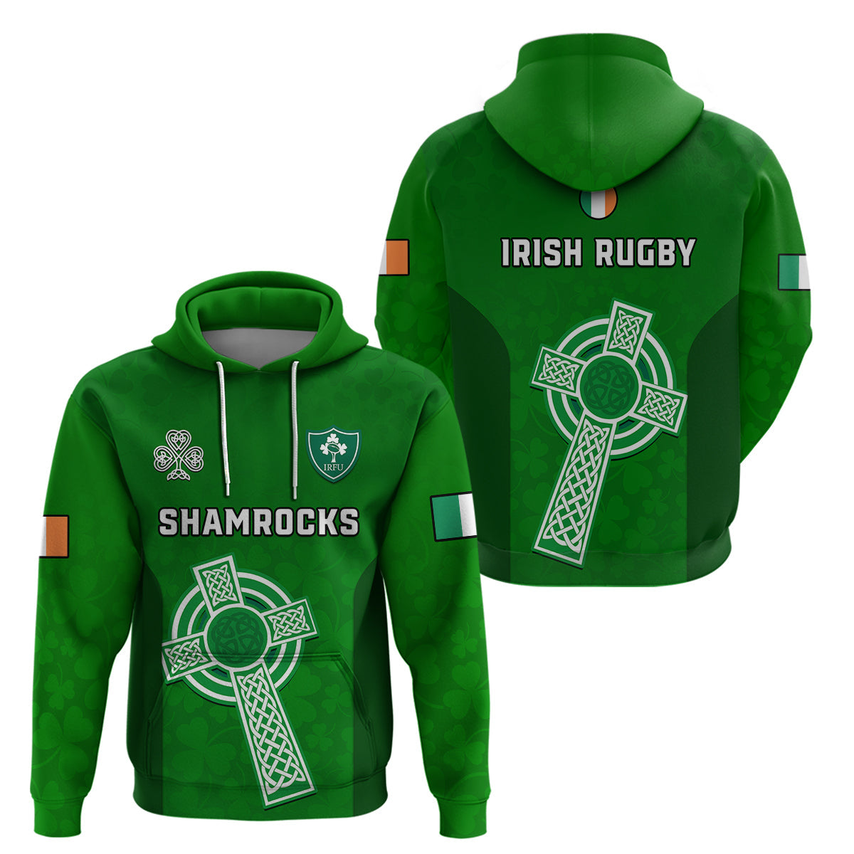 Ireland Rugby Go Shamrocks Hoodie