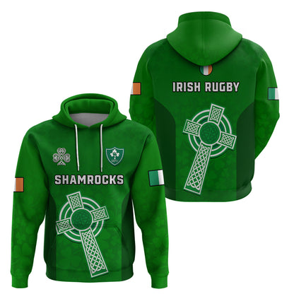 Ireland Rugby Go Shamrocks Hoodie