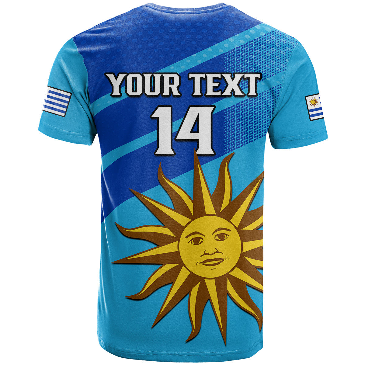 Custom Uruguay Rugby 7s Sporty Style T Shirt