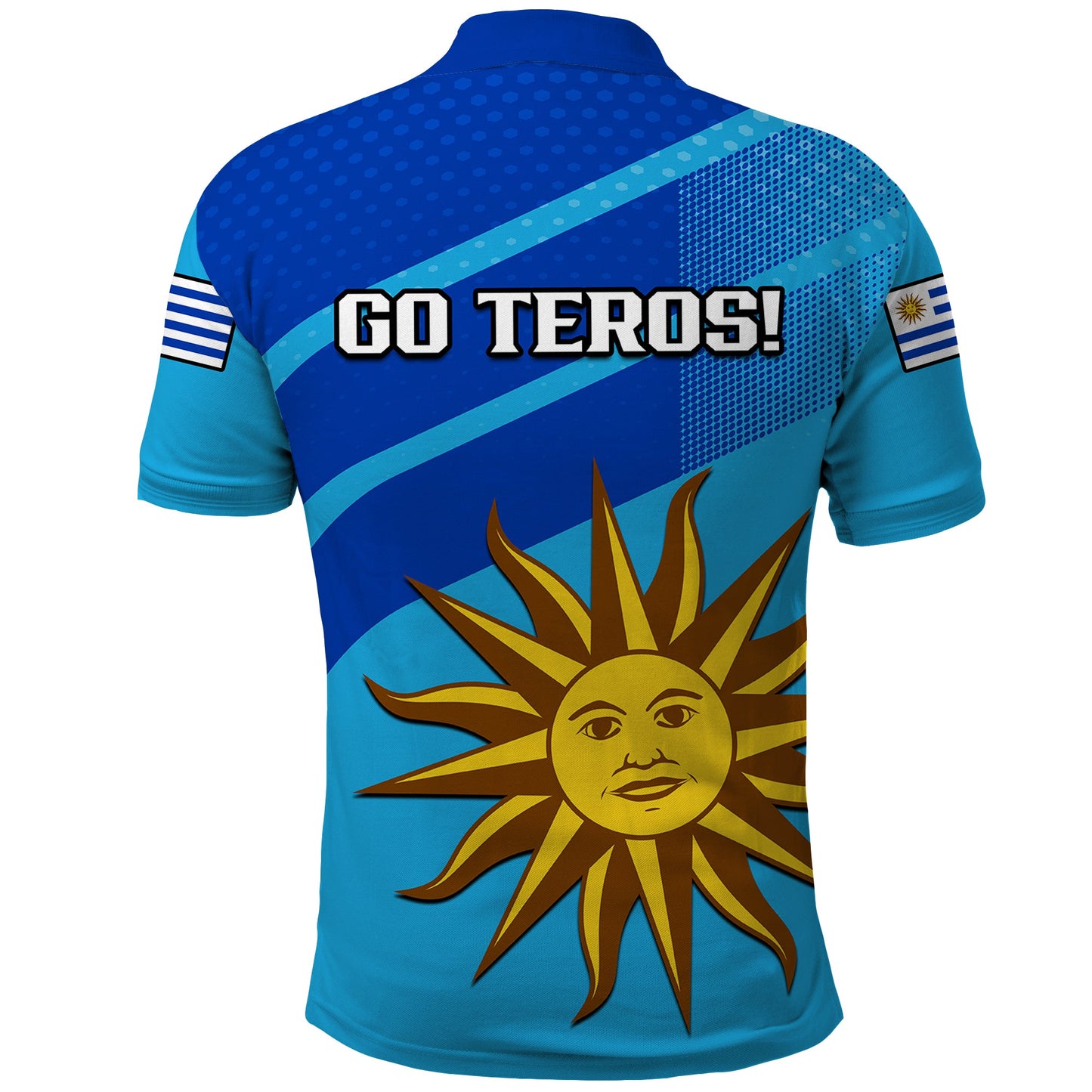 Uruguay Rugby 7s Polo Shirt Sporty Style
