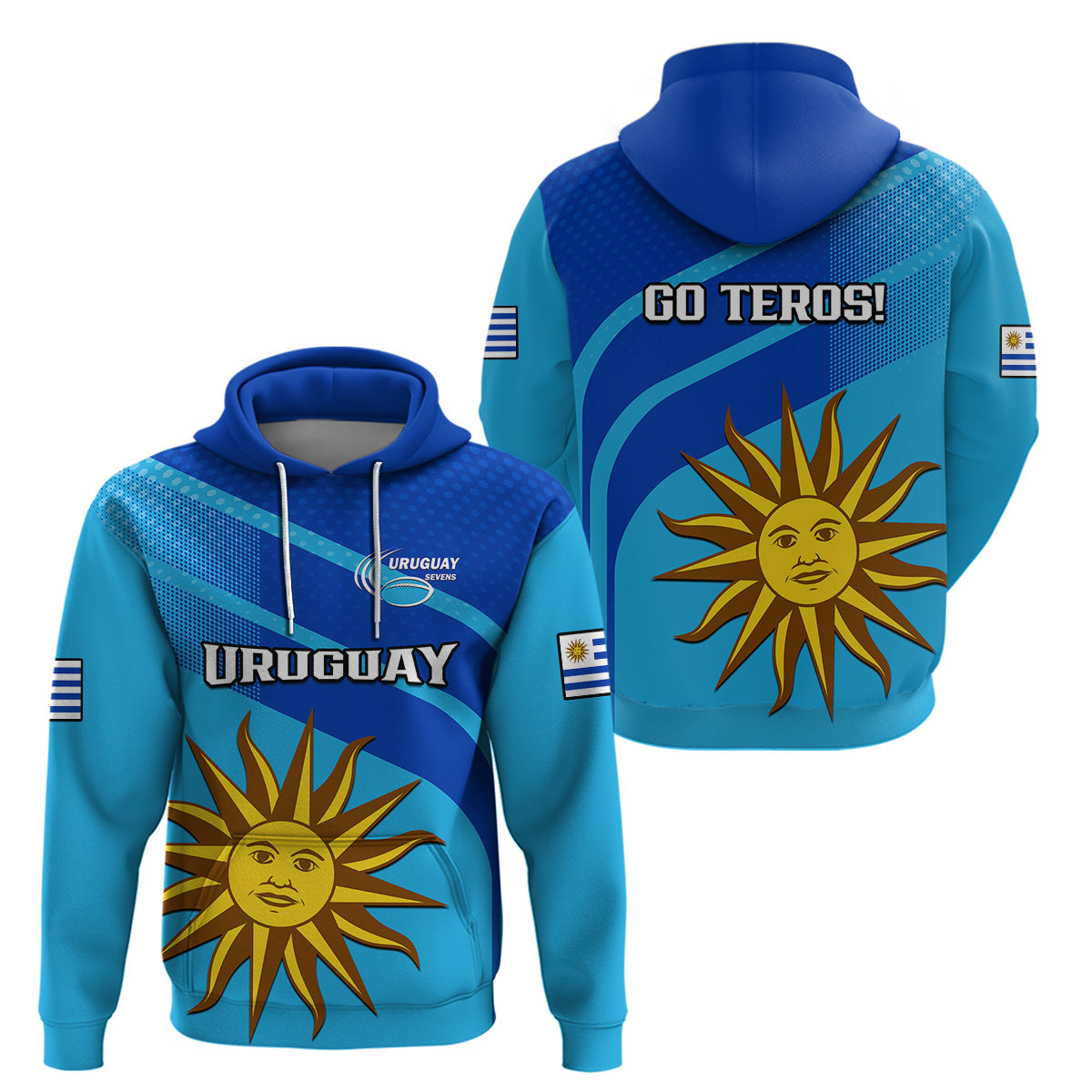 Uruguay Rugby 7s Sporty Style Hoodie