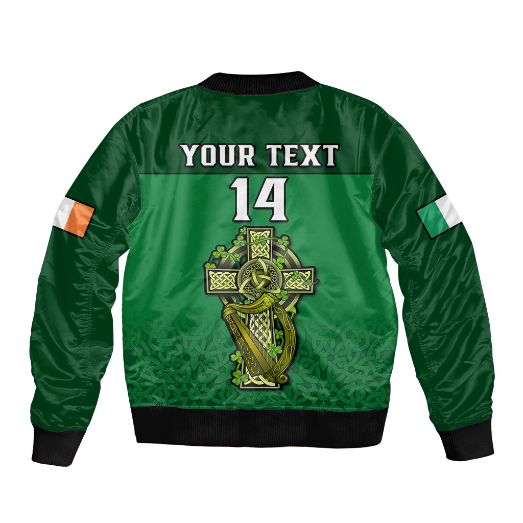 (Custom Text And Number) Ireland Rugby 2023 Champions Six Nations Irish Proud Bomber Jacket