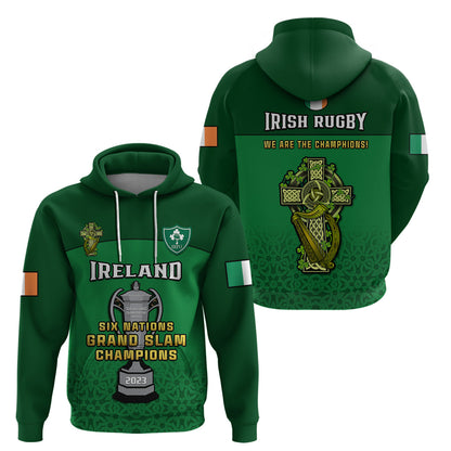 Ireland Rugby 2023 Champions Six Nations Irish Proud Hoodie