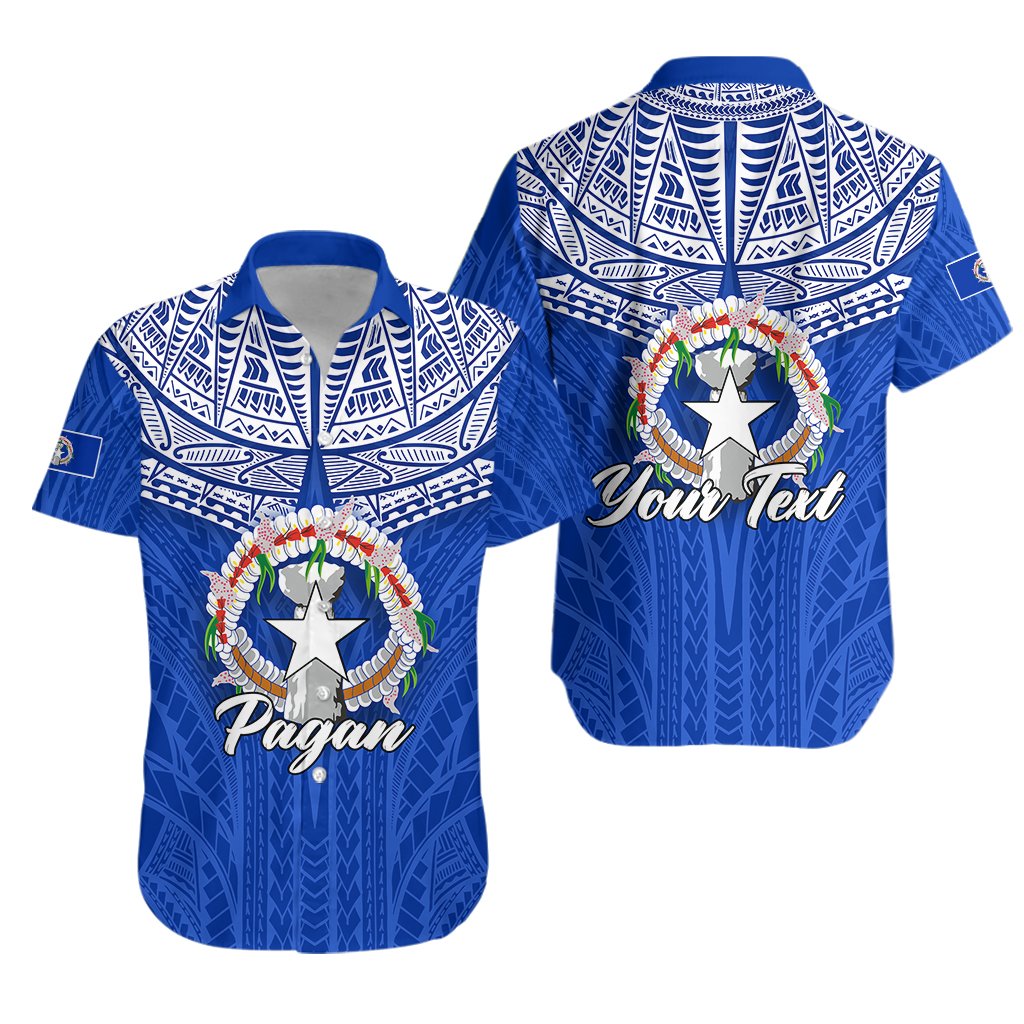 Custom Personalised Northern Mariana Islands Pagan Hawaiian Shirt -