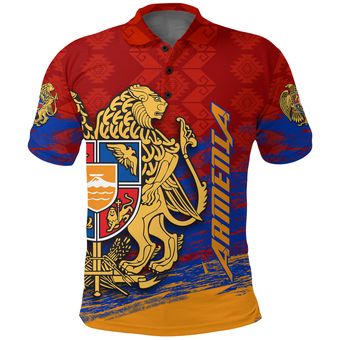 Armenia Khachkar Pride Polo Shirt