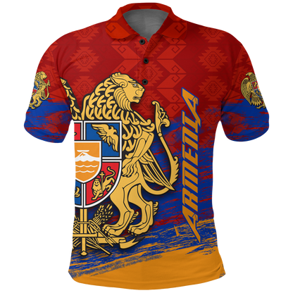 Armenia Khachkar Pride Polo Shirt
