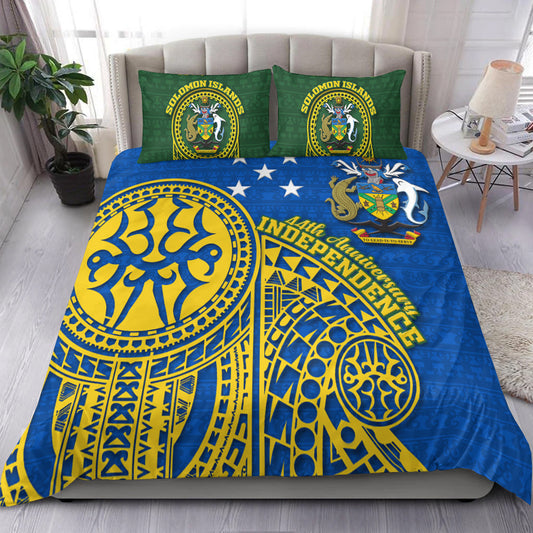 Solomon Islands Independence Anniversary 44th Years Bedding Set