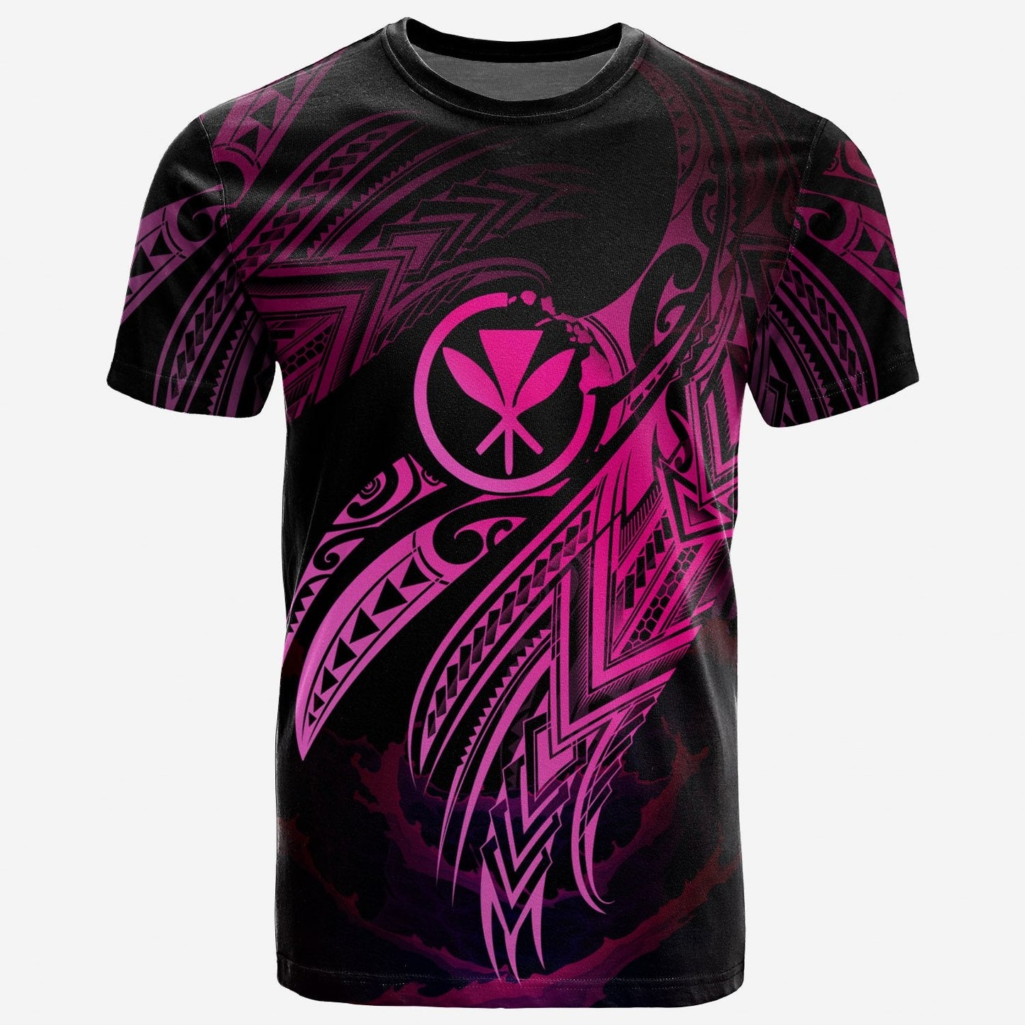 Hawaii Polynesian T Shirt Hawaii Legend Pink Version