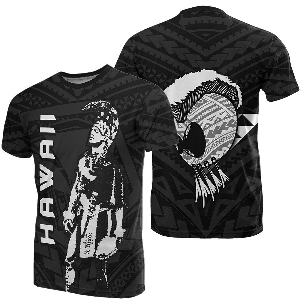 Hawaii Helmet Polynesian Kanaka Warrior T Shirt