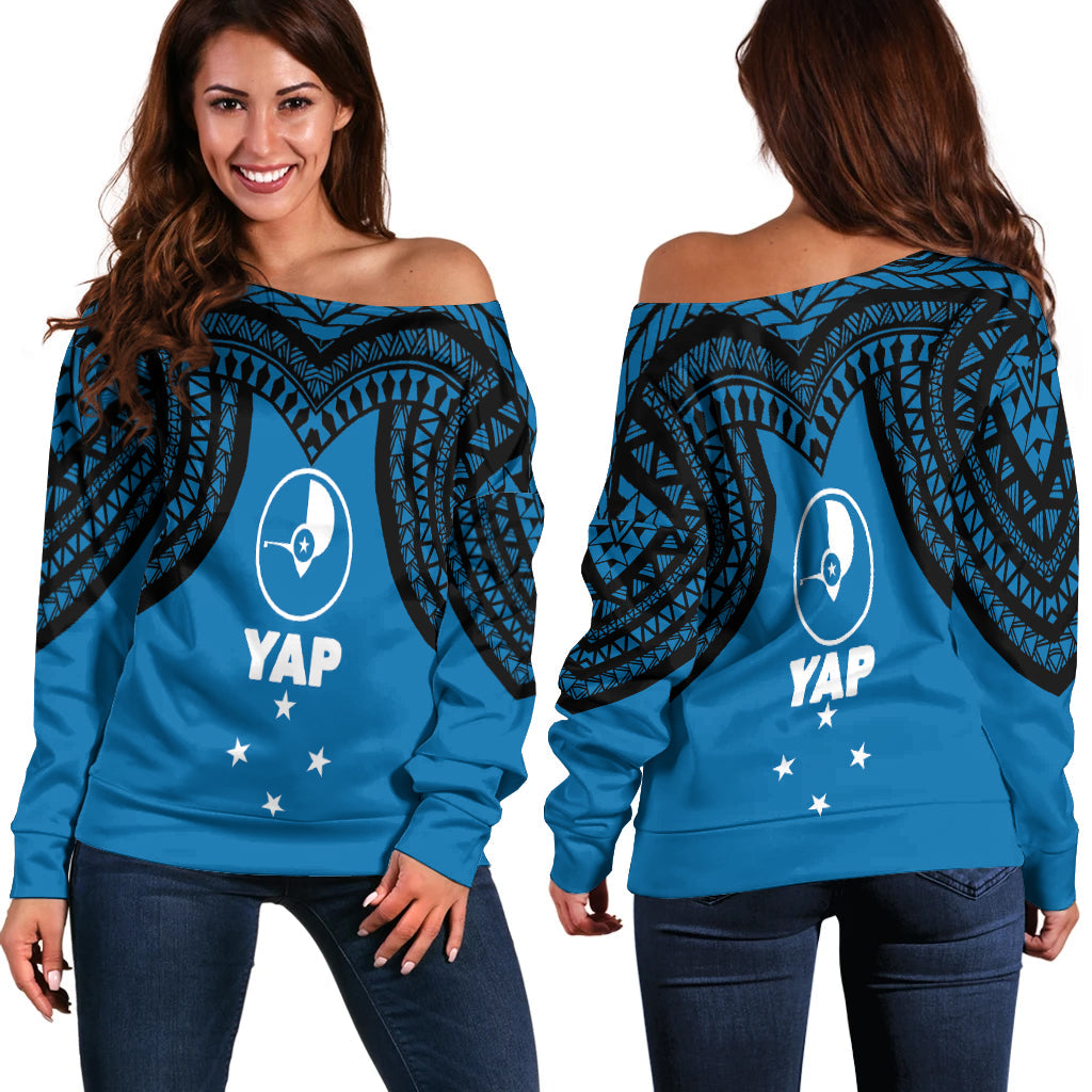 Micronesia Yap Proud Yapese Women Off Shoulder Sweater