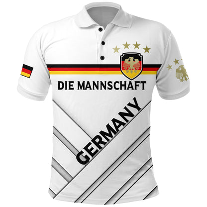 Custom Germany Euro Polo Shirt Die Mannschaft