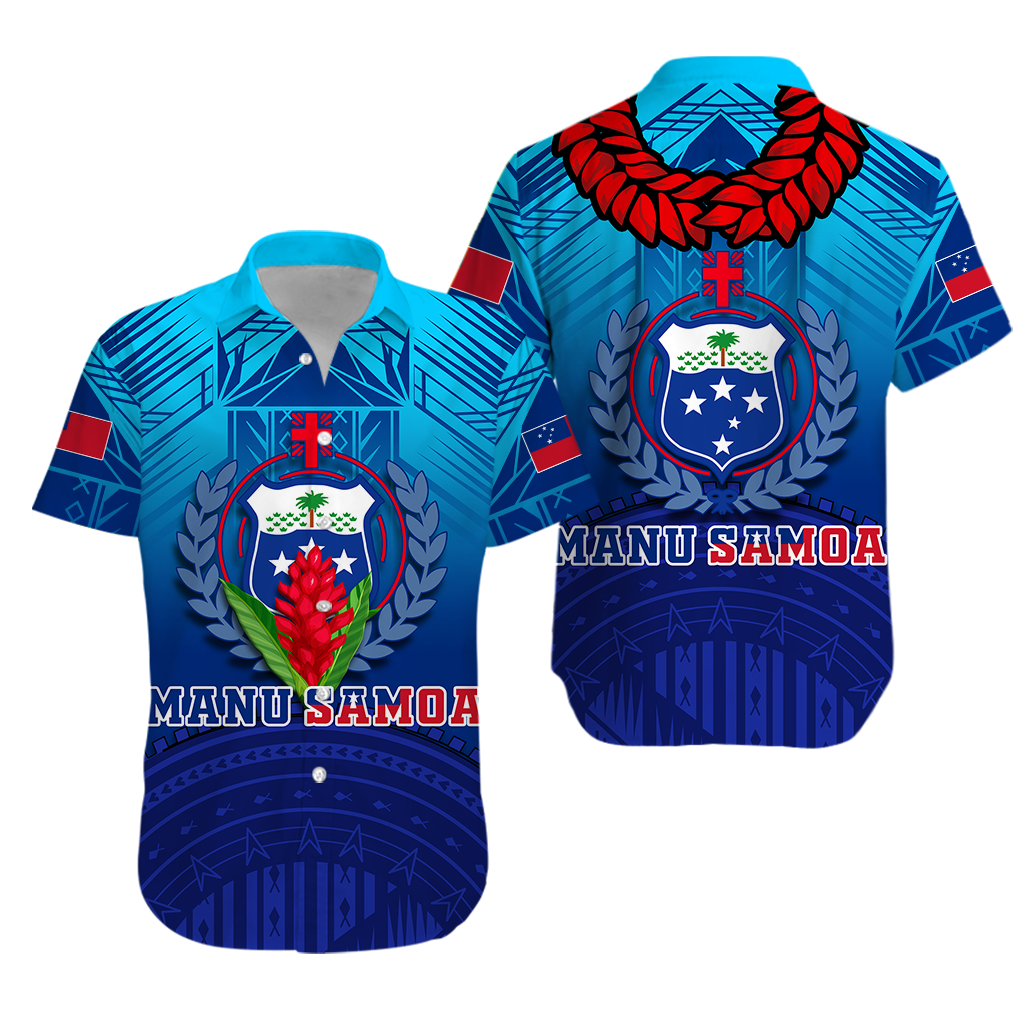 Manu Samoa Legend Hawaiian Shirt -