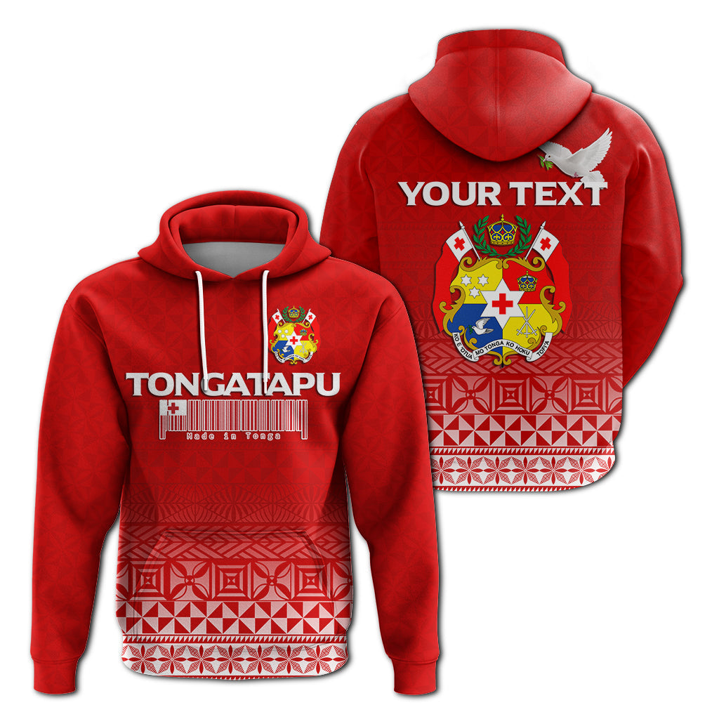 ( Personalised) Tonga Tongatapu Hoodie Tongan Pattern