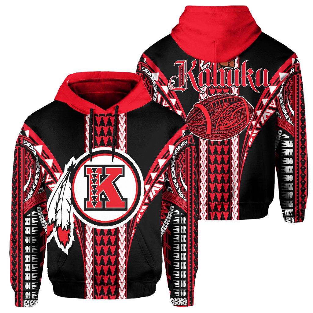 Hawaii Hoodie Kahuku High Football Pullover Hoodie AH
