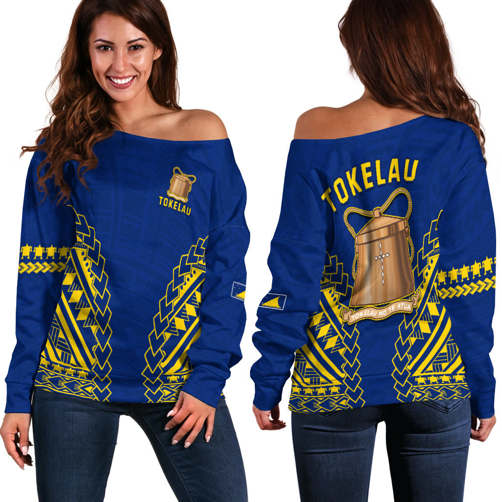 Tokelau Polynesian Off Shoulder Sweater