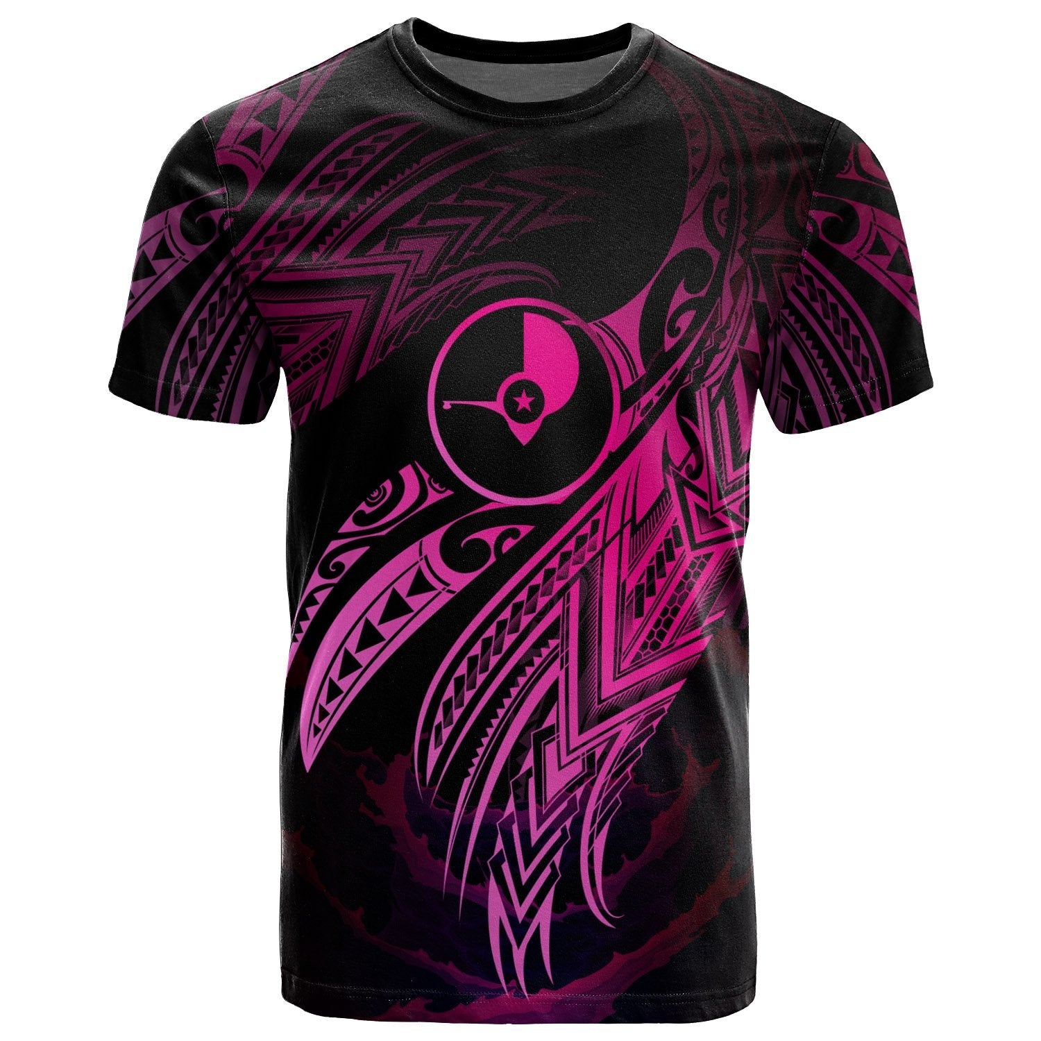 Yap Polynesian T-Shirt Yap Legend Pink Version