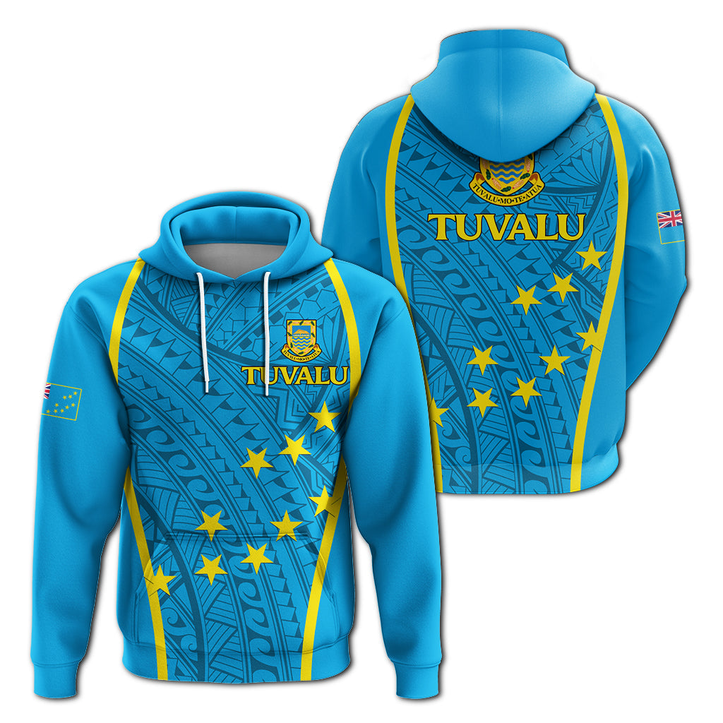 Tuvalu Hoodie Tribal Pattern