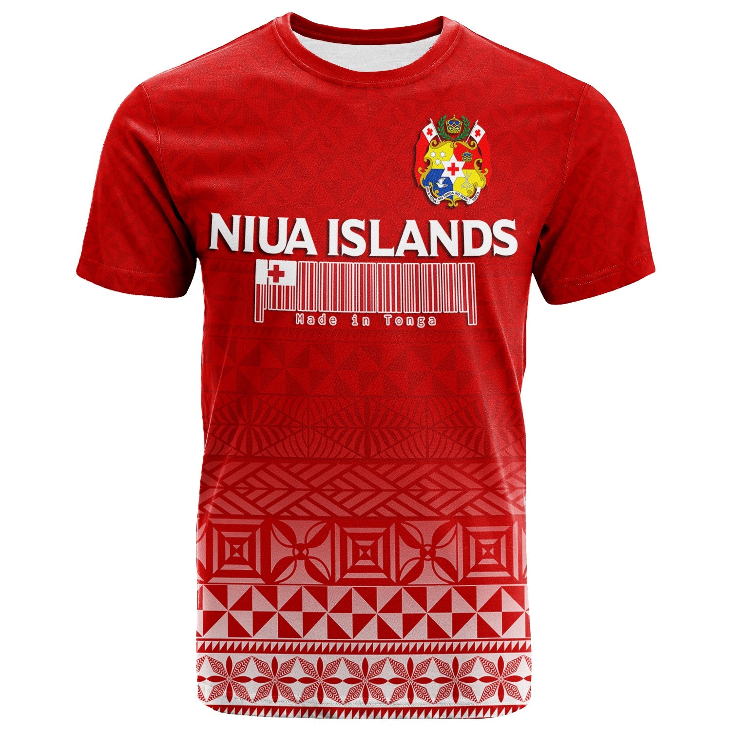 Tonga Niua Islands T - Shirt - Tongan Pattern Shirt All Over Print