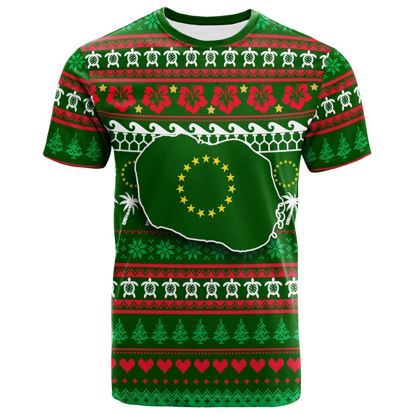 Cook Islands Christmas T Shirt Ugly Christmas 2