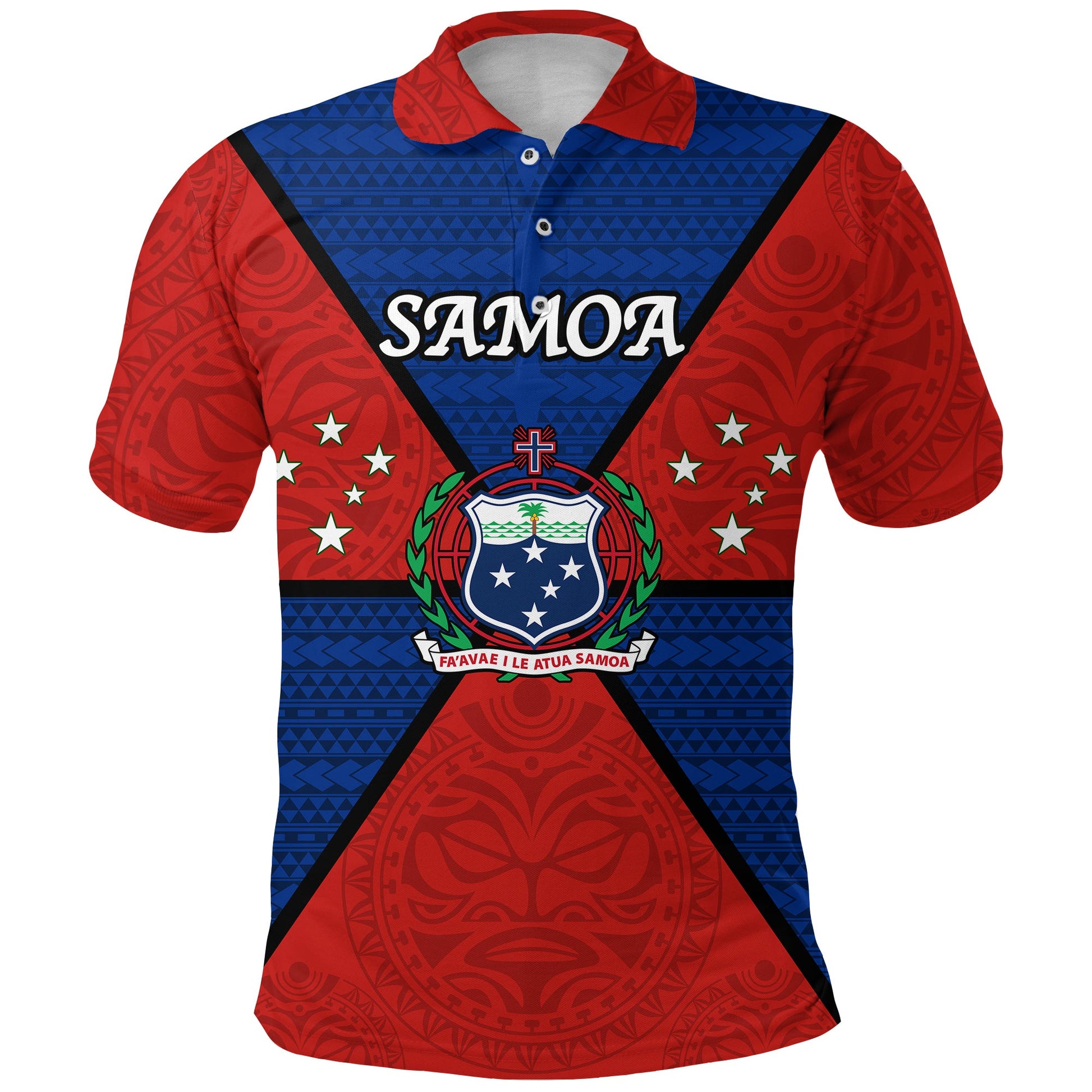 Samoa Polo Shirt - Maori Polynesian -