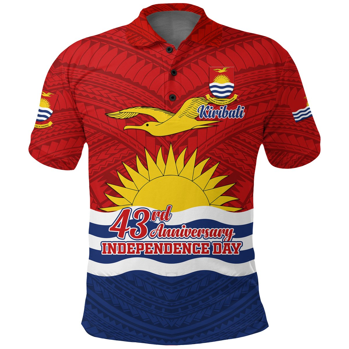 Kiribati 43rd Independence Celebrations Polo Shirt -