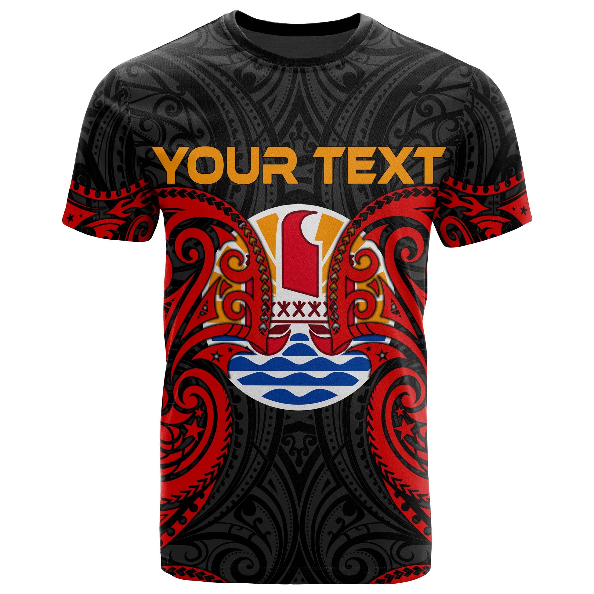 Tahiti Polynesian Custom Personalised T Shirt Tahitians Spirit