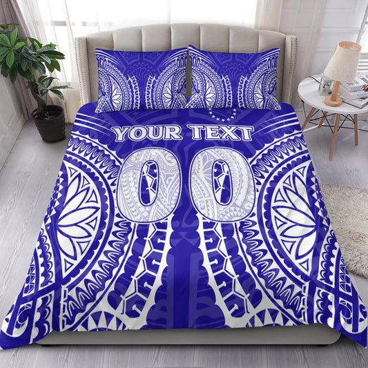 (Custom Personalised) Cook Islands Rakahanga Bedding Set Tribal Pattern