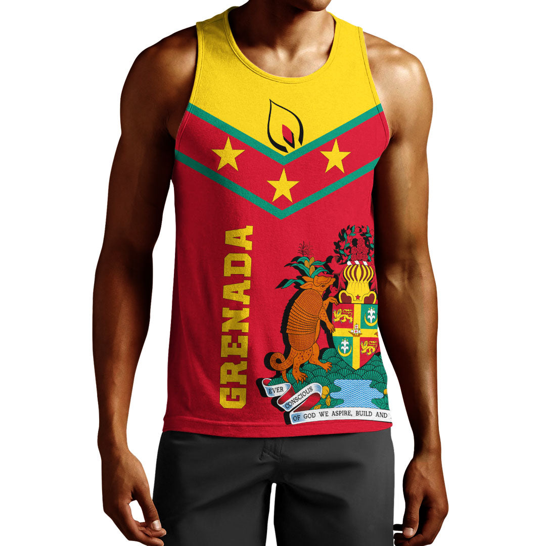 Grenada Men Tank Top Proud Grenadian