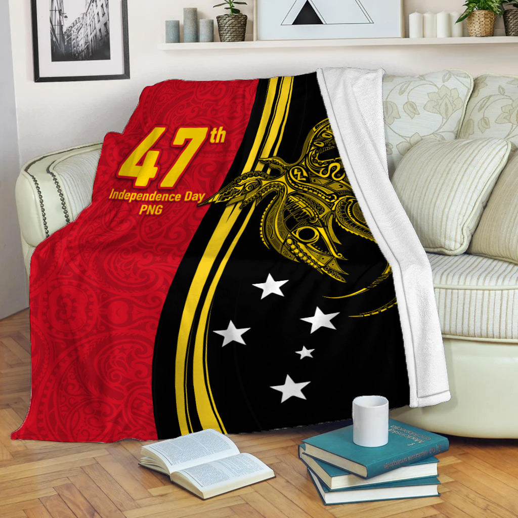 Papua New Guinea Independence Anniversary Polynesian Tribal Blanket