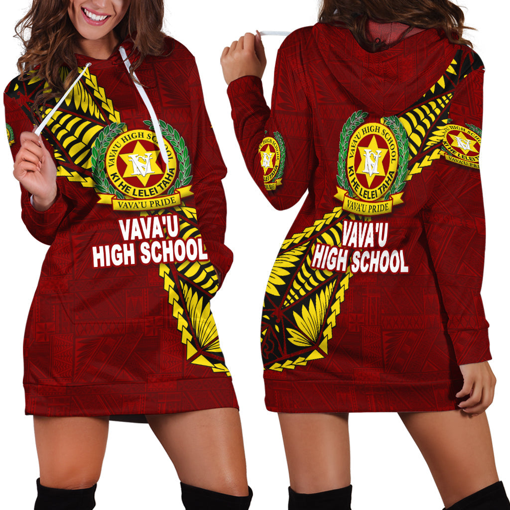 Tonga Vava'u High School Tongan Patterns Hoodie Dress