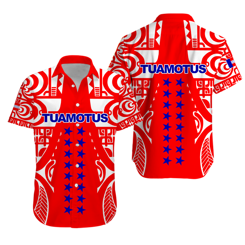 Tuamotu Archipelago Tribal Tattoo Hawaiian Shirt -