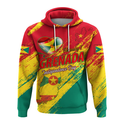 Grenada Happy Independence Day Hoodie