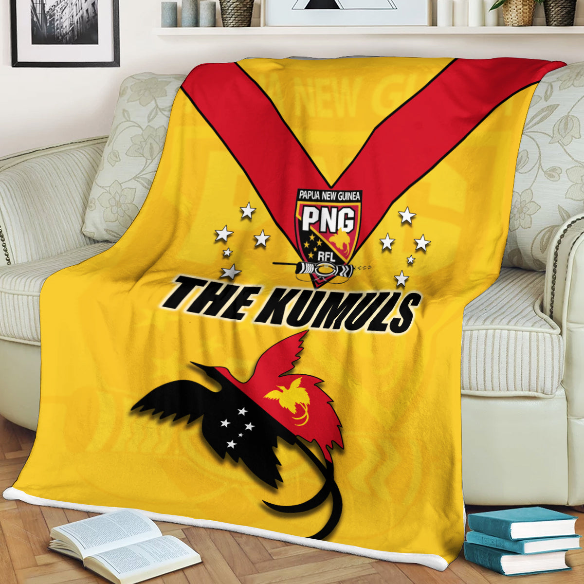Papua New Guinea Rugby Blanket PNG The Kumuls