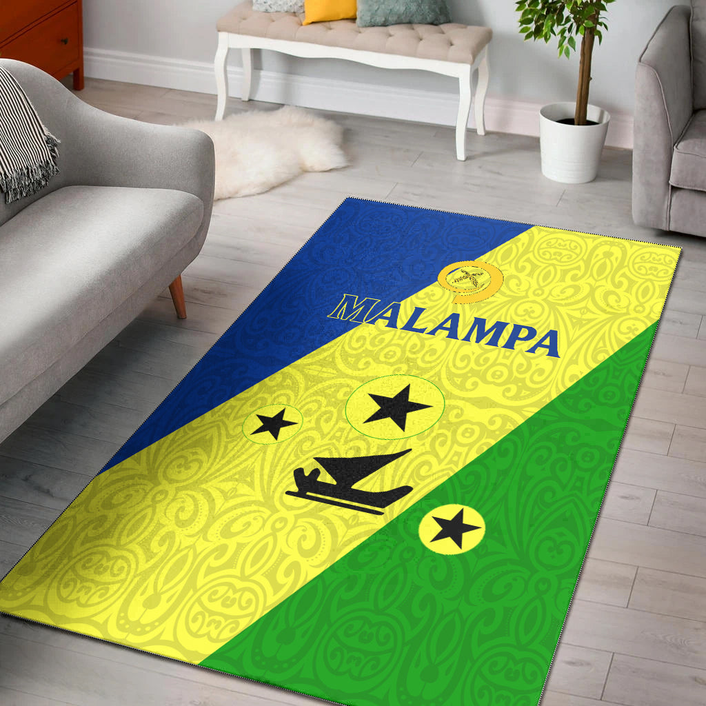 Vanuatu Malampa Province Area Rug Flag Style