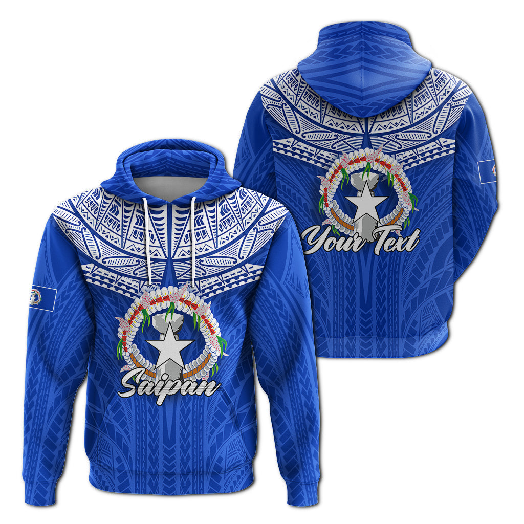Custom Text Northern Mariana Islands Saipan Hoodie