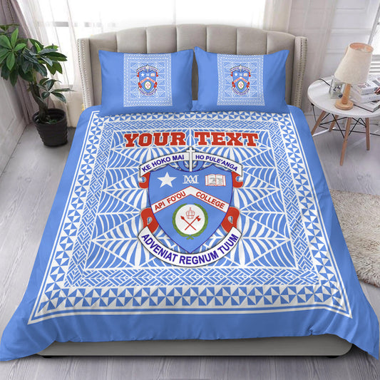 (Custom Personalised) Apifoou College Bedding Set Tonga Pattern